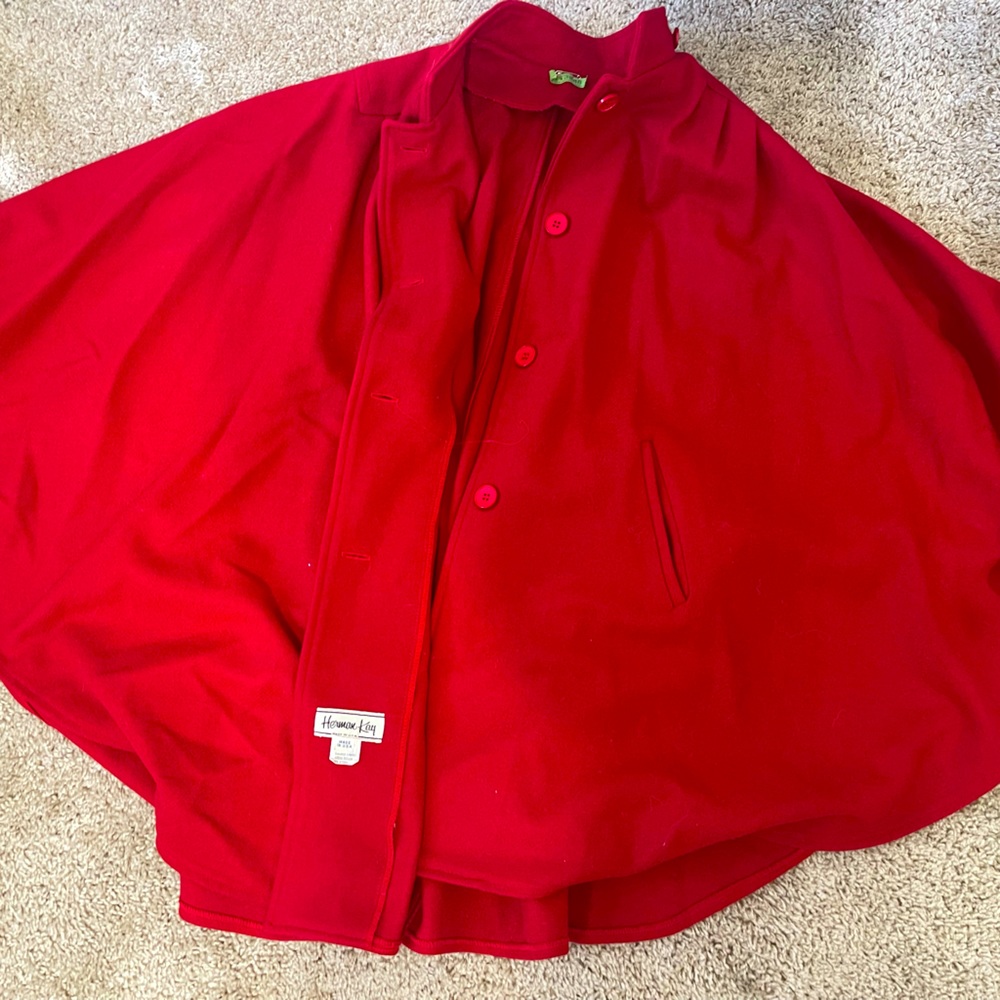 RARE***** Herman Kay vintage wool cape